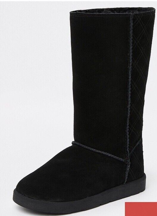 River Island High Leg Fur Lined Boot