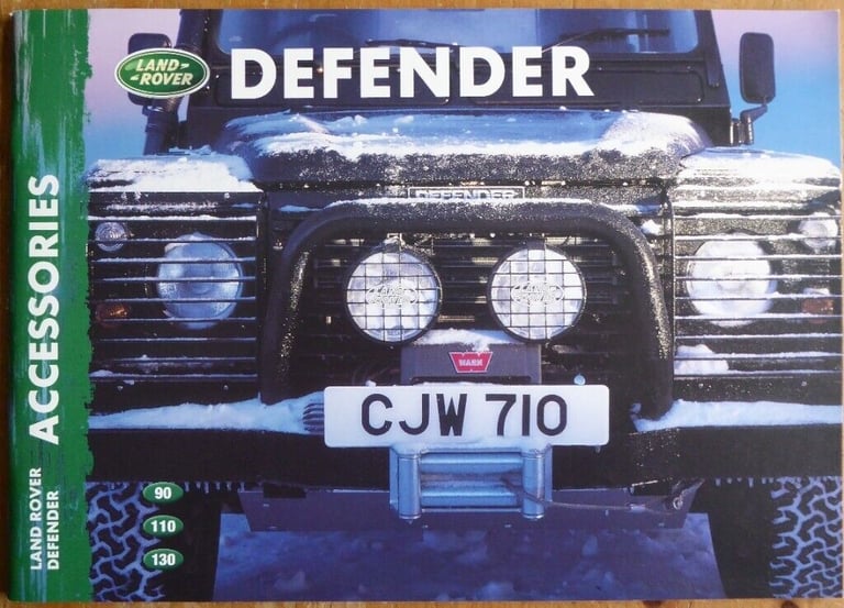 image for 2000 Land Rover Defender Original Factory UK Accessories Brochure.