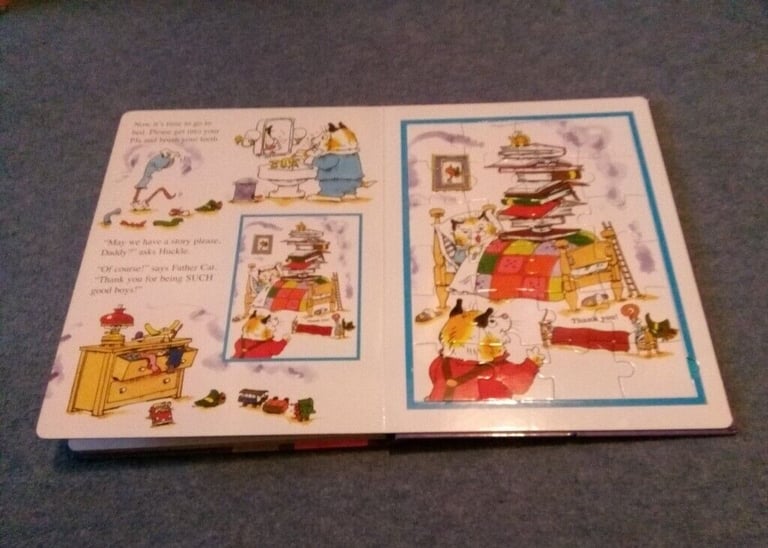 Richard Scarry Please and Thank you hardback, jigsaw book