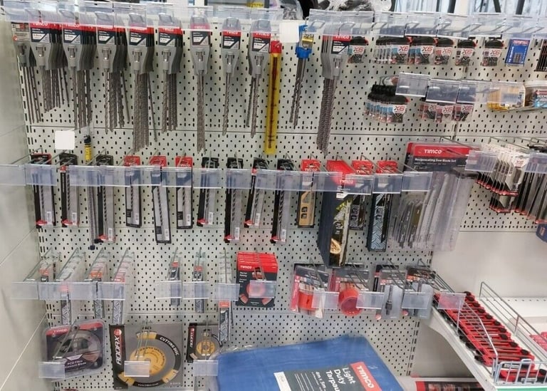 Hand Saw, Float Trowel, brick line, chalk block, pins, level, light, battery, trestle, tape measure