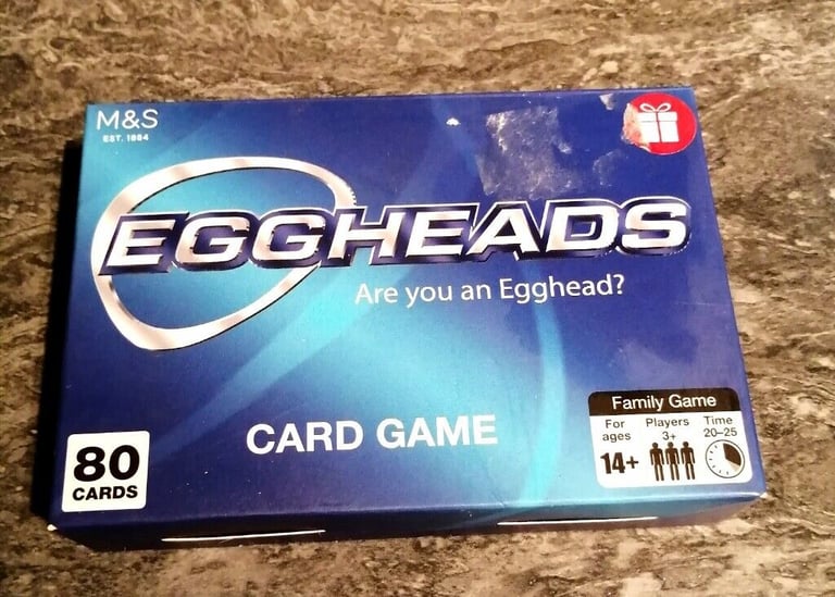 M&S - Eggheads card game