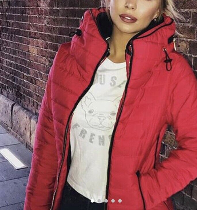 image for Red puffer jacket