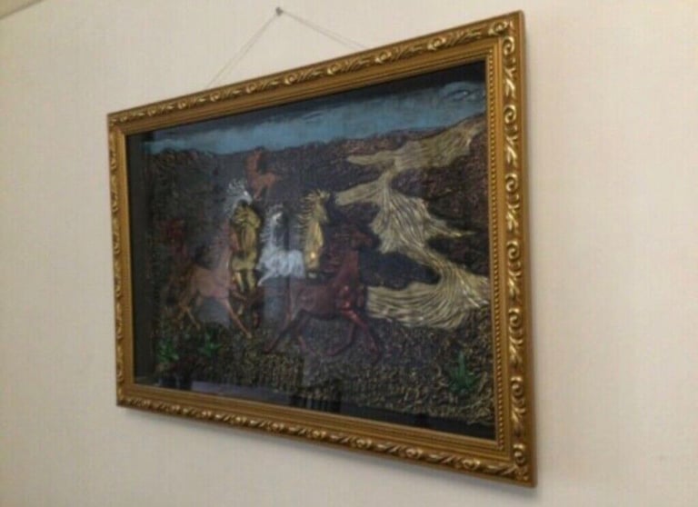 Horse portrait frame £25