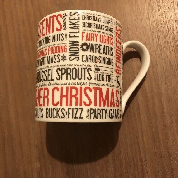 image for 2 x Brand New Christmas Winter Festive Mugs - Boxed - Gift / Present