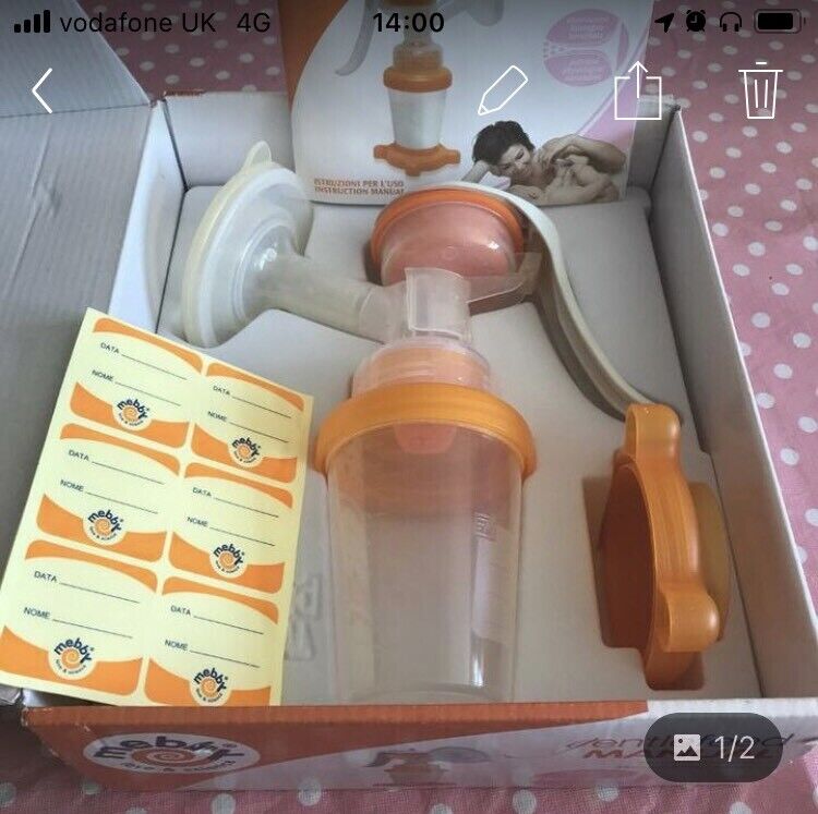 Manual breast pump