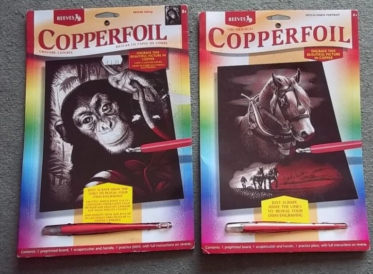 REEVES COPPERFOIL ENGRAVING. New and Unused.  Present