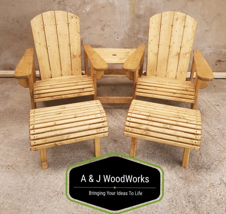 Reclining Adirondack jack and jill