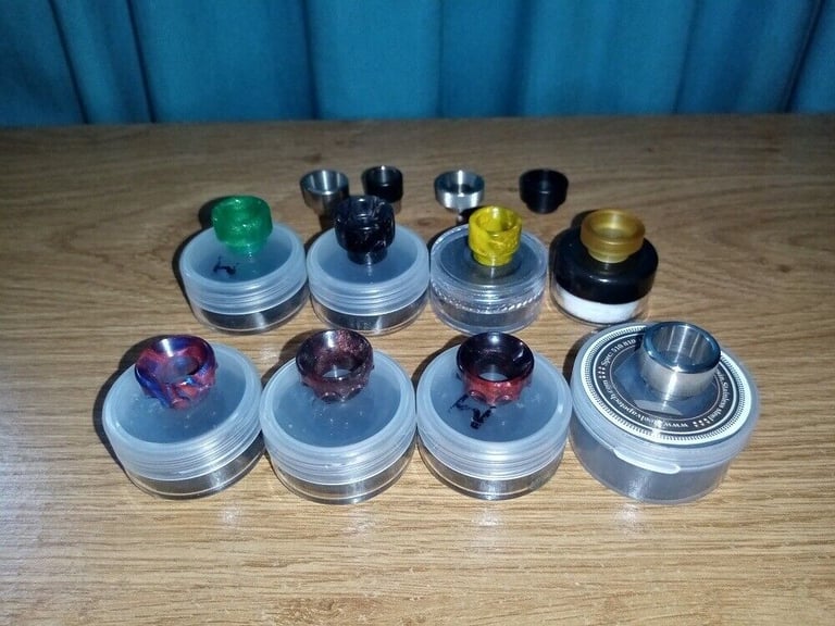 CUSTOM RESIN DRIP TIPS FOR RDA AND VAPE MOD