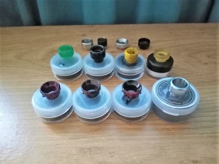 CUSTOM RESIN DRIP TIPS FOR RDA AND VAPE MOD