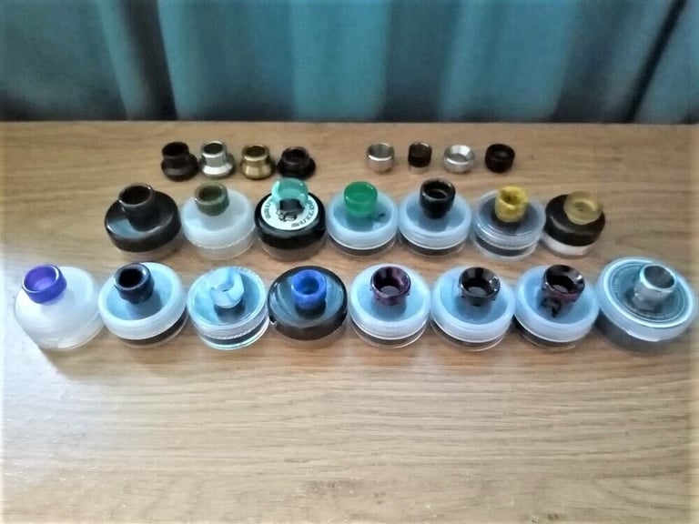 CUSTOM RESIN DRIP TIPS FOR RDA AND VAPE MOD