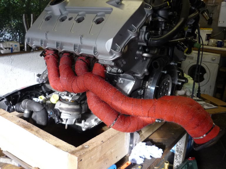 image for Audi S4 B6 B7 Allroad 4.2 V8 RS4 B7 Longtube Tri-Y Header Exhaust Manifold Conversion for S4 B6 B7 