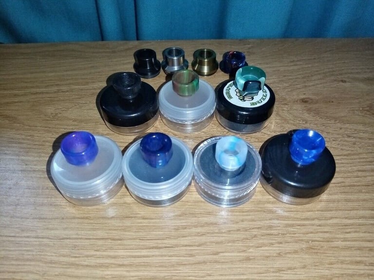 CUSTOM RESIN DRIP TIPS FOR RDA AND VAPE MOD