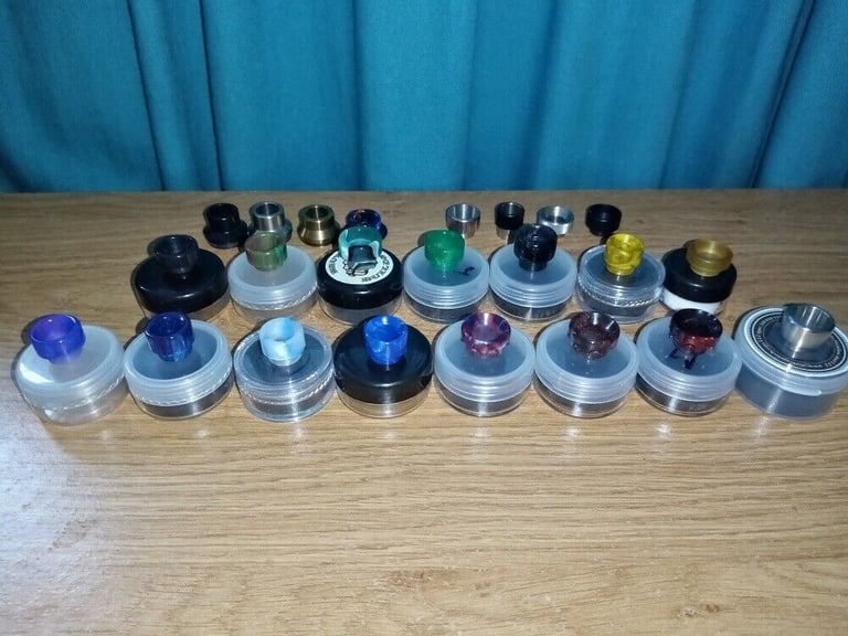 CUSTOM RESIN DRIP TIPS FOR RDA AND VAPE MOD
