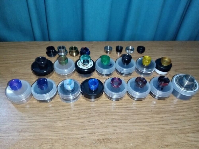 CUSTOM RESIN DRIP TIPS FOR RDA AND VAPE MOD