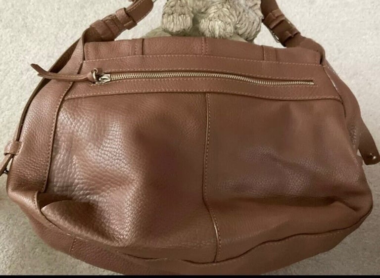 Radley Grovesnor Large Tan Handbag With Dustbag