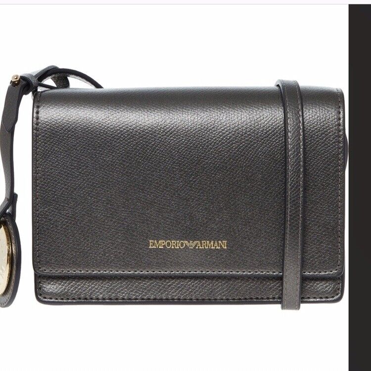 image for Emporio Armani Metallic Steel Tone Bag Valentines Present