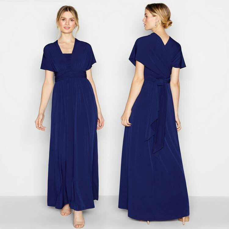 image for NEW MULTIWAY EVENING DRESS navy Never Worn