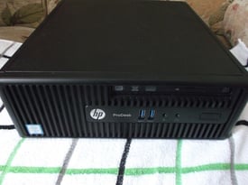 HP. Prodesk 400 G3. SFF. Intel i3 Computer. 6th generation.