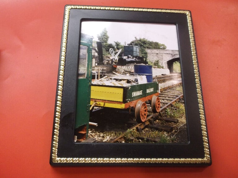SWANAGE RAILWAY CARDS IN PLASTIC FRAMES   £2 .50  each