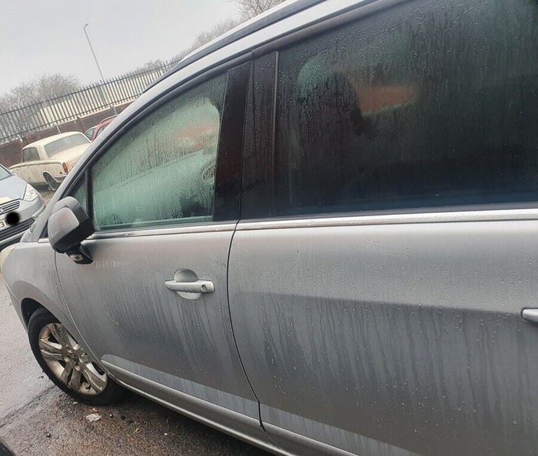 Peugeot 5008 Left Side Front Door Complete NO Mirror Silver 2010