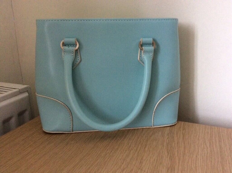 image for Spearmint/Blue Small Handbag.Good Quality 