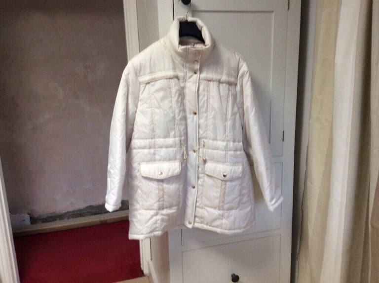  Ladies   White  Jacket, size 16.  
