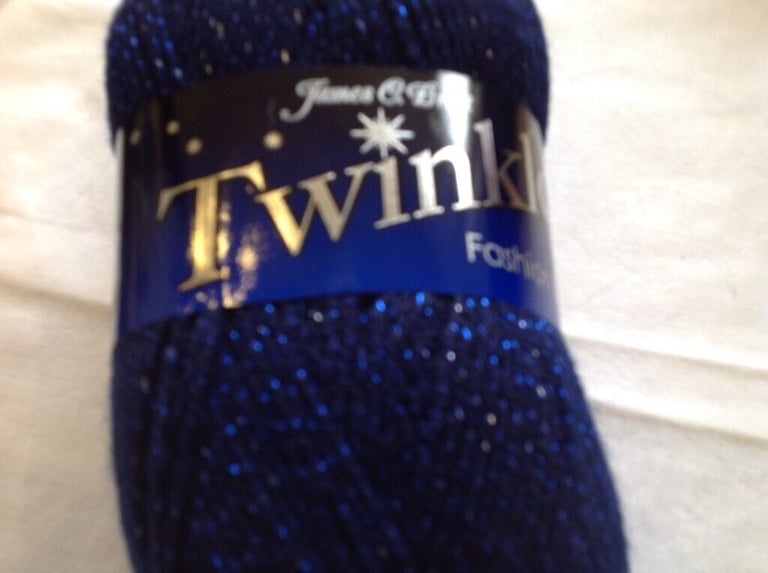 5 X 100 GRAM BALLS OF JAMES BRETT TWINKLE FASHION DOUBLE KNITTING WOOL YARN