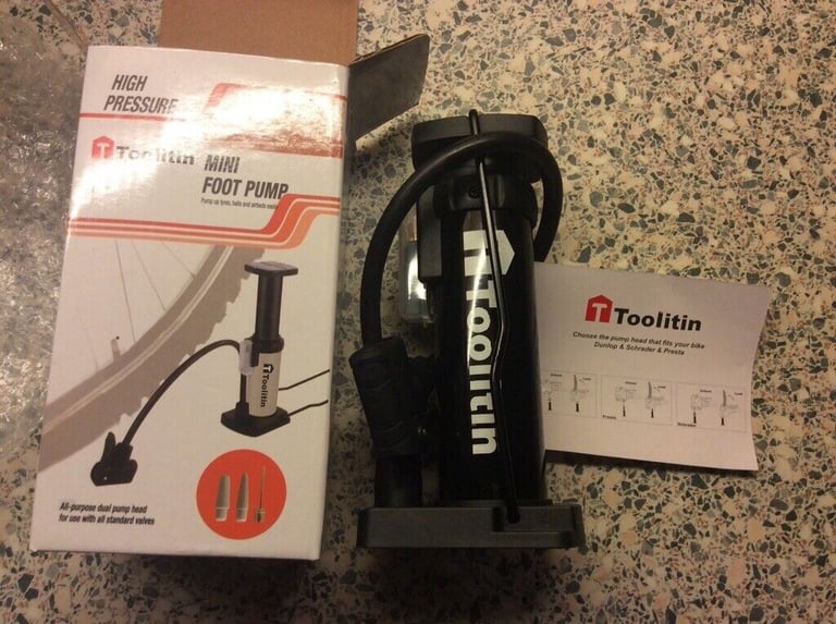 Toolitin mini footpump Bnib