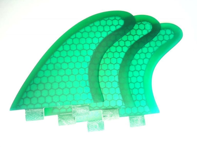 Surfboard Fins Honeycomb G5/M5 Template New! Set of 3 Thruster FCS fit
