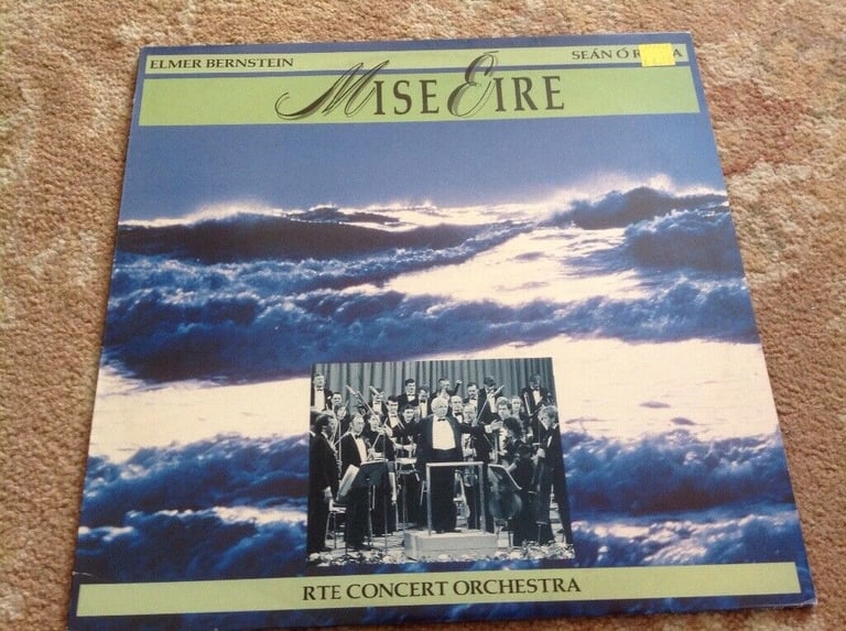 MISE EIRE VINYL LP..ELMER BERNSTEIN- SEAN O'RIADA