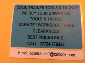 We buy your unwanted tools,best prices paid 