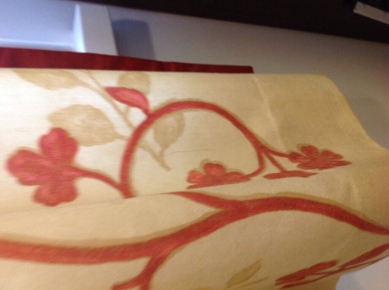 Hardly Used Lined Pair Of Curtains VGC