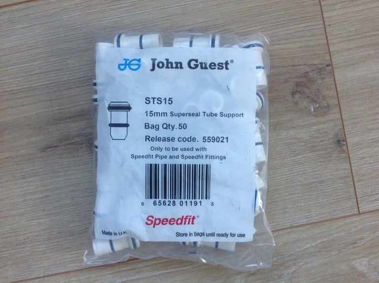 image for JG Speedfit Superseal Inserts 15mm Pack 50 new 