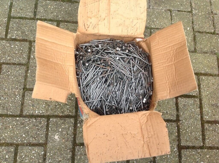 image for 25 K 6.0 x150 Bright Plain Round Wire Nails