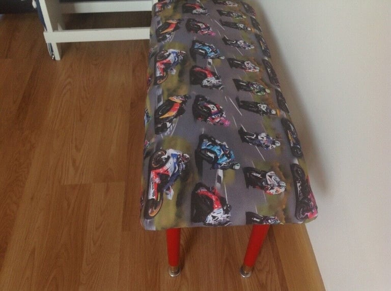 Motorcycle Theme Stool, completely Refurbished Amazing..