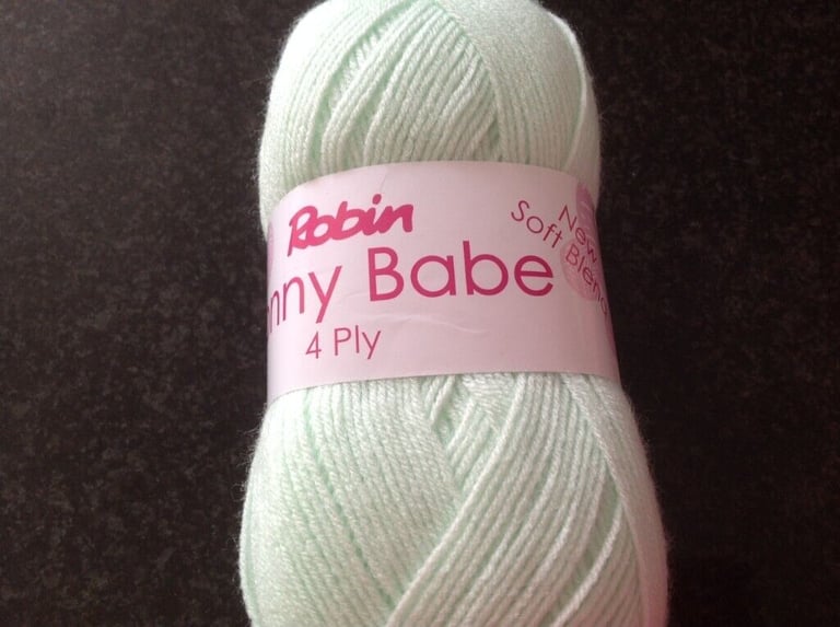 Robin Bonny Babe Soft Blend 4 PLY KNITTING WOOL Yarn Various Colours Available New
