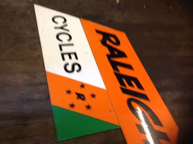 Raleigh Cycles sign