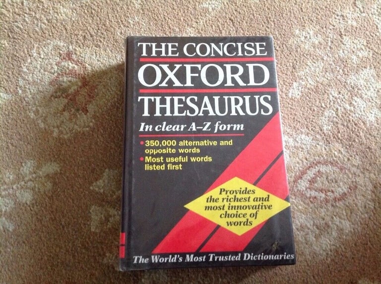 image for THE CONCISE OXFORD THESAURUS..