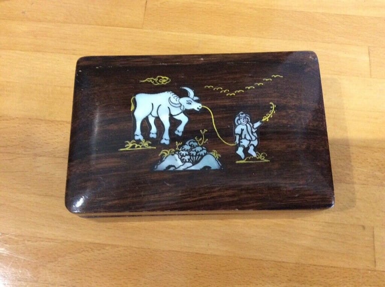 image for Rosewood inlaid box.