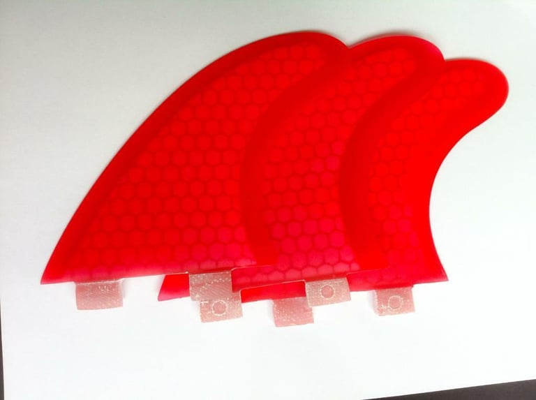 Surfboard Fins Honeycomb G5/M5 Template New! Set of 3 Thruster FCS fit