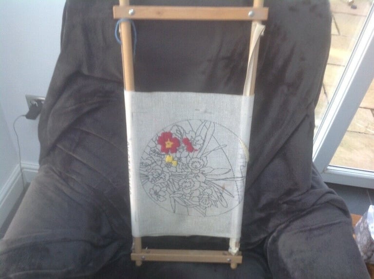 image for Embroidary Frame and Threads