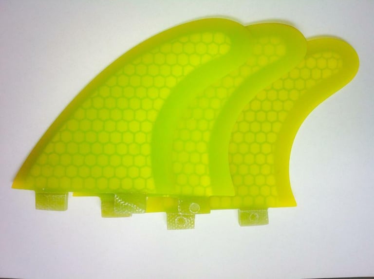Surfboard Fins Honeycomb G5/M5 Template New! Set of 3 Thruster FCS fit