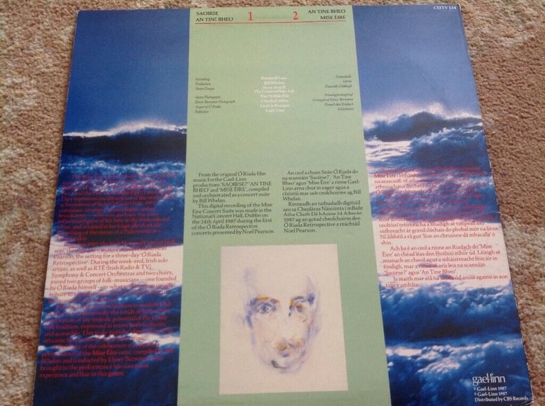 MISE EIRE VINYL LP..ELMER BERNSTEIN- SEAN O'RIADA