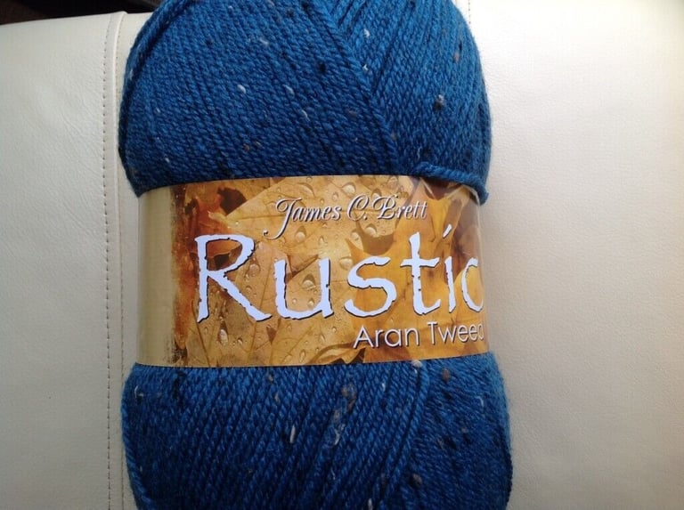 JAMES BRETT RUSTIC ARAN KNITTING WOOL YARN 1X400G Ball VARIOUS COLOURS NEW