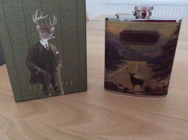 TED BAKER ....STAG HIP FLASK