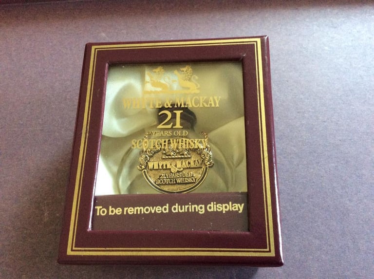image for WHYTE & MACKAY Miniature 21 Years Old Whisky Bottle