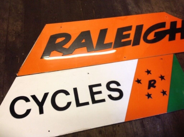 Raleigh Cycles sign