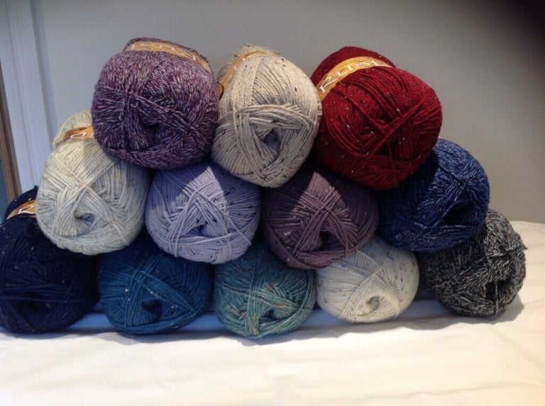 JAMES BRETT RUSTIC ARAN KNITTING WOOL YARN 1X400G Ball VARIOUS COLOURS NEW