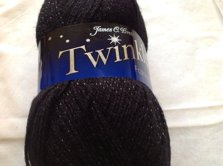 5 X 100 GRAM BALLS OF JAMES BRETT TWINKLE FASHION DOUBLE KNITTING WOOL YARN