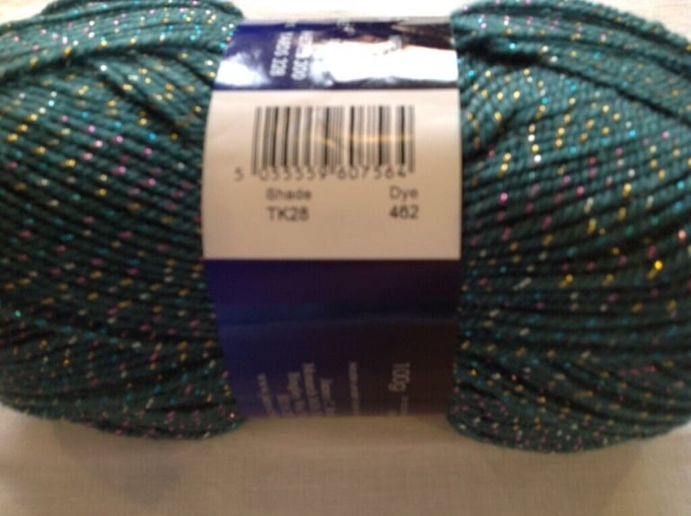 5 X 100 GRAM BALLS OF JAMES BRETT TWINKLE FASHION DOUBLE KNITTING WOOL YARN